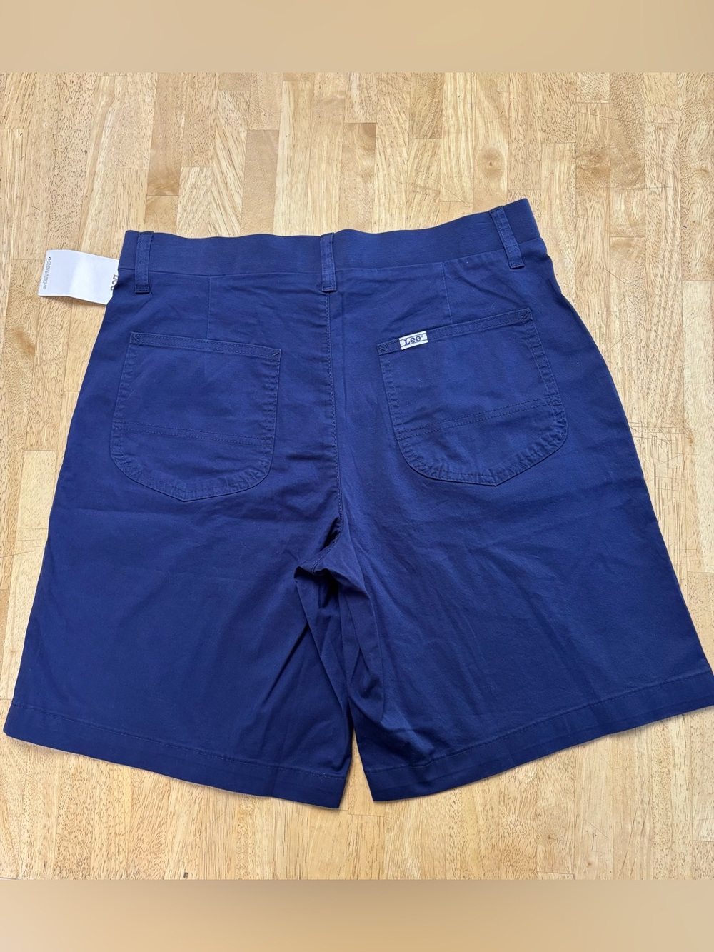 NWT Lee Women's High Waist Bermuda Utility Shorts in Olive and Navy - Picture 6 of 11